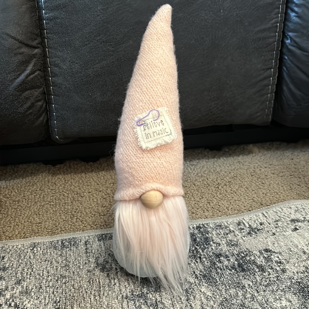 Believe in Magic Pink and Denim Gnome